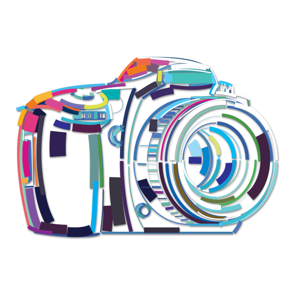 Colorful digital SLR camera perfect for site images.